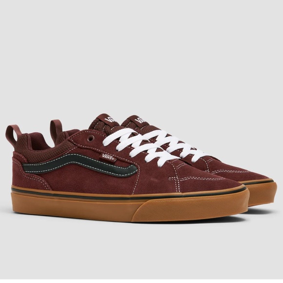VANS | Filmore Skate Shoes in Suede/ Mesh in Chocolate/ Gum - Picture 2 of 9